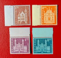 BAUDENKMÄLER ERGÄNZUNGSWERTE 391 - 394 1963** POSTFRISCH