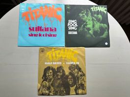 TITANIC rare Psychedelic Rock Singles 70's Top Kult Top