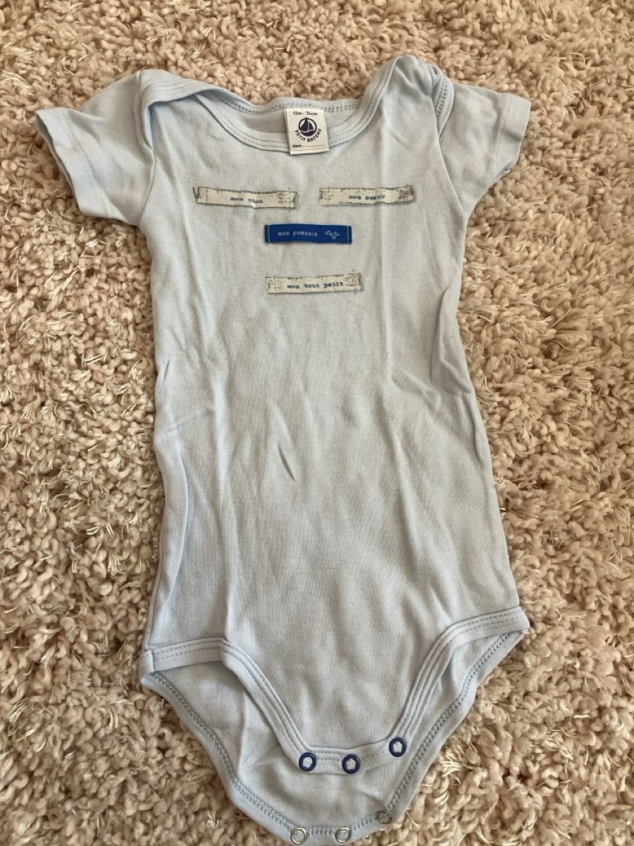 Petit Bateau Biancheria intima: Petit Bateau - Set 2 Bodys - 12M/74cm – Usato da Horw venduto da Edith1981 2