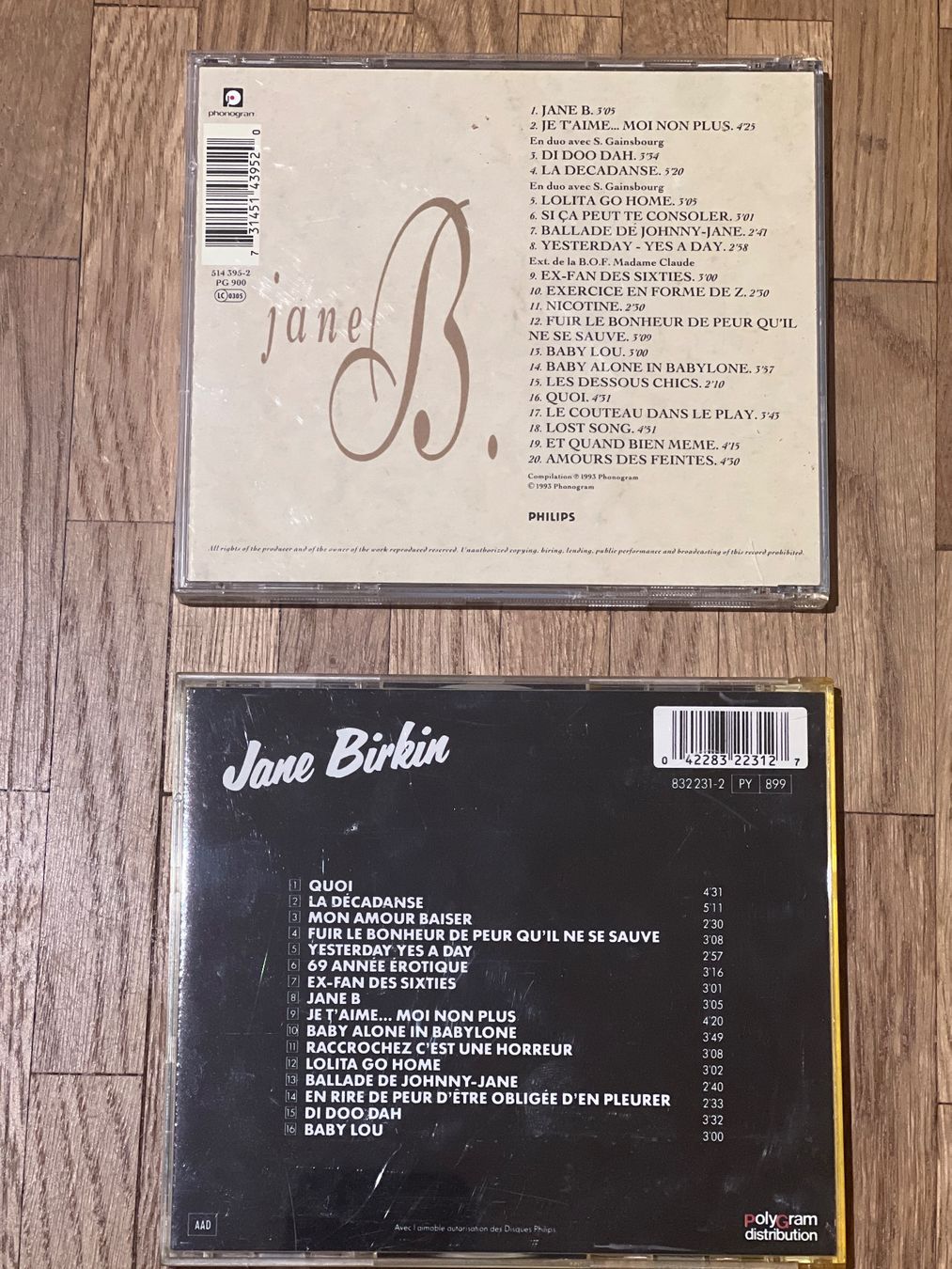 CD: 2 X Jane Birkin cds collector – Usato da Bouveret venduto da Feelgoodtrading 1