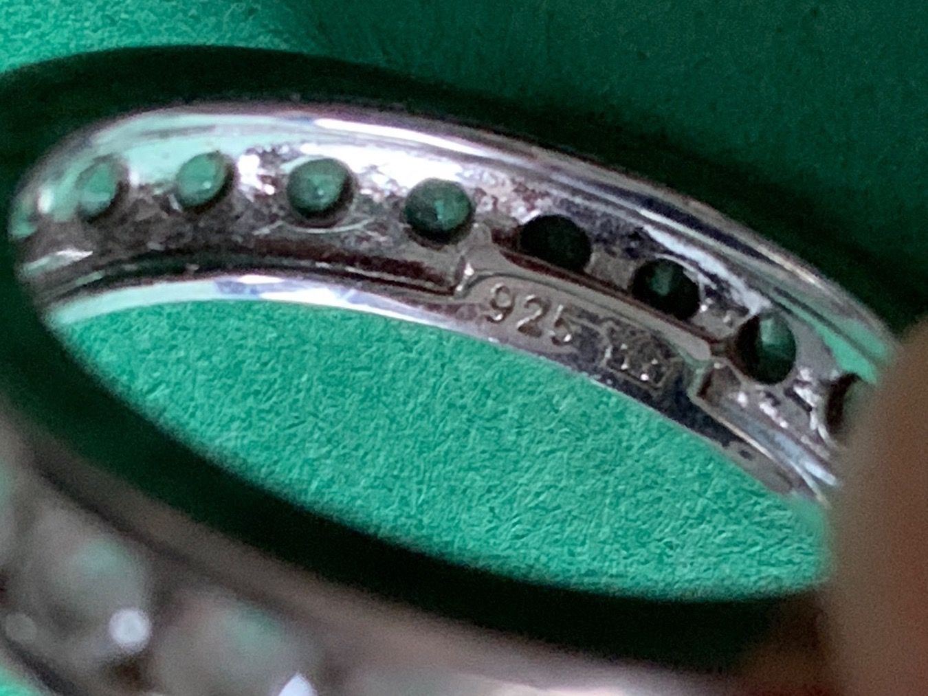Anelli: Silberring Kranz weiss (61) – Usato da Laufen venduto da Bellebellezza 5