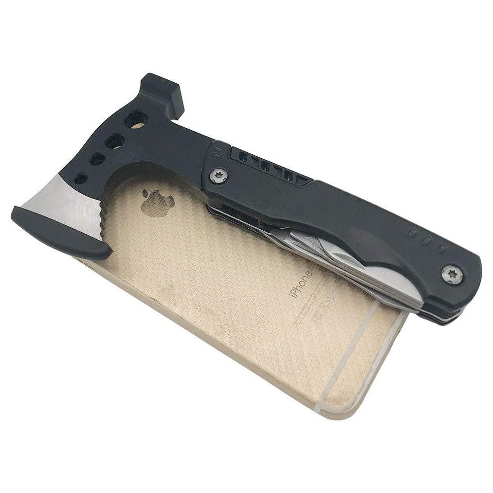 Taschenmesser: Survival Axt Hammer Camping Multitool Sackmesser Geschenk – Neu und originalverpackt aus Hundwil von Stallone5 7