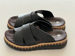 Rieker Antistress Sandalen / Pantoletten – Schwarz - 38