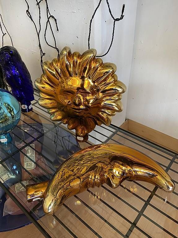 Tutte le decorazioni: Gartenkugel, Sujet Sonne, Glas, div. Farben – Usato da Kaisten venduto da AMSImara 2