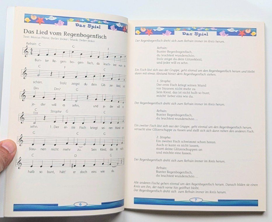 Libri: Der Regenbogenfisch - Das Mitmachbuch ab 4 Jahre – Usato da Wängi venduto da ABIZONE-86 3
