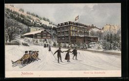 Adelboden, Hotel La Rondinella mit Skifa