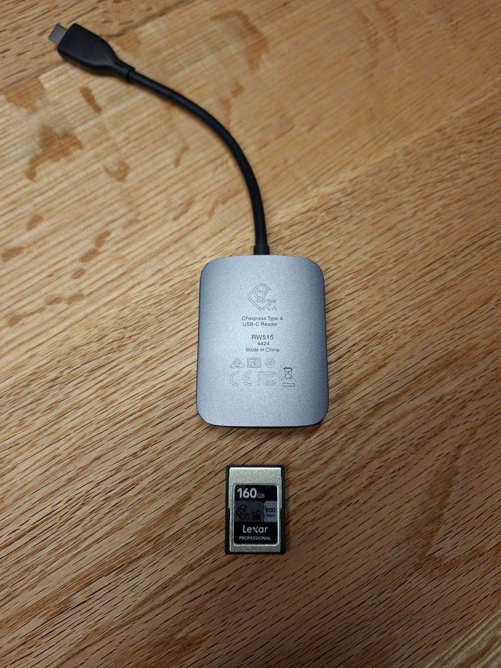 Speicherkarten: Lexar USB-C Card Reader CFexpress Type A mit 160GB Karte – Gebraucht aus Deitingen von rotgelbblau01 1