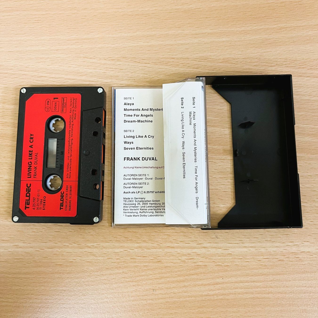 Cassettes audio: MC - Frank Duval - Living Like A Cry – D'occasion à Amlikon-Bissegg par riestig 1