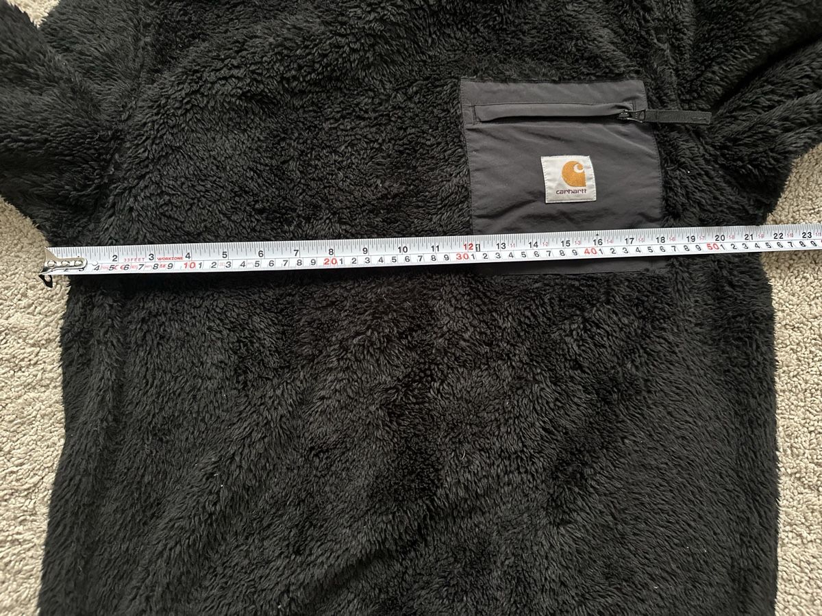 Maglioni & Felpe: Carhartt Teddy Fleece Pullover/Sweatshirt schwarz Gr. S – Usato da Basel venduto da Oloir 4