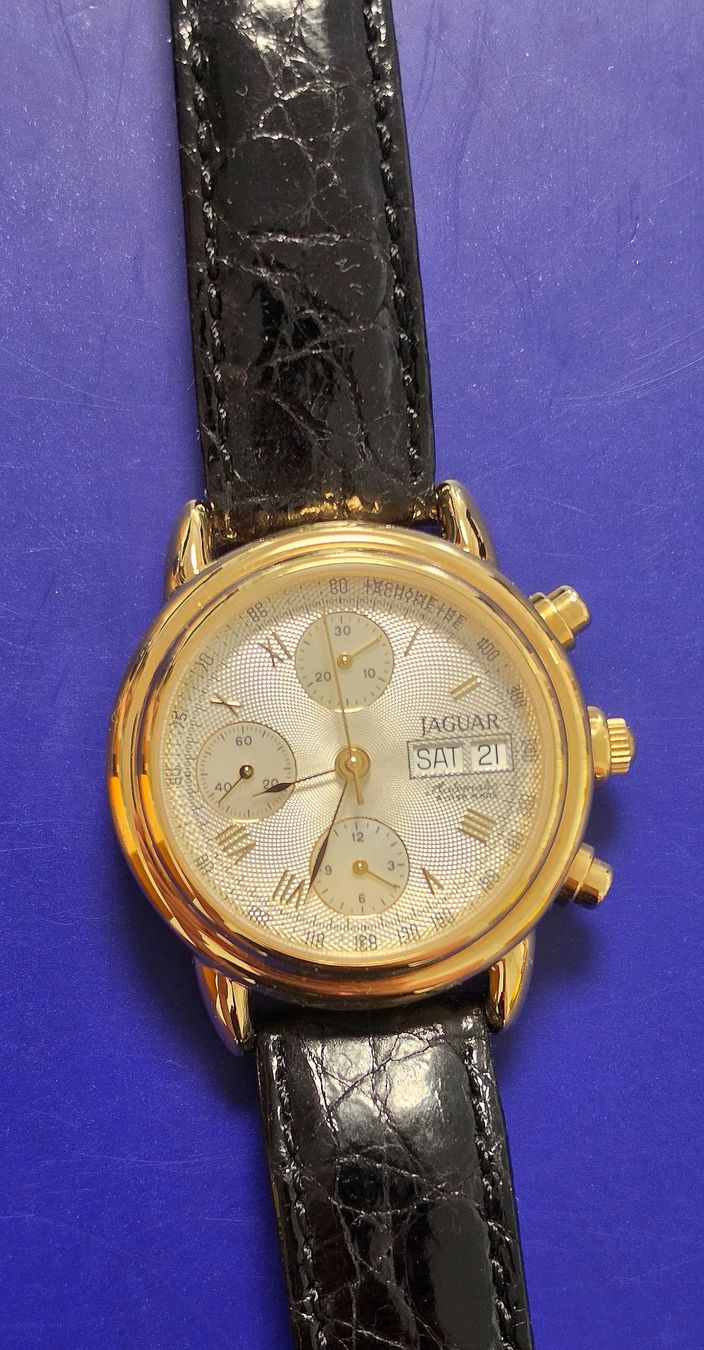 Jaeger-Lecoultre Orologi: JAGUAR AUTOMATIC CHRONOGRAPH  VALJOUUX ETA 7750 – Usato da Neftenbach venduto da Taschen-Uhren 8