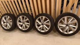 VW Golf kompl. Winterräder | Felge VW Gavia 17” |Continental