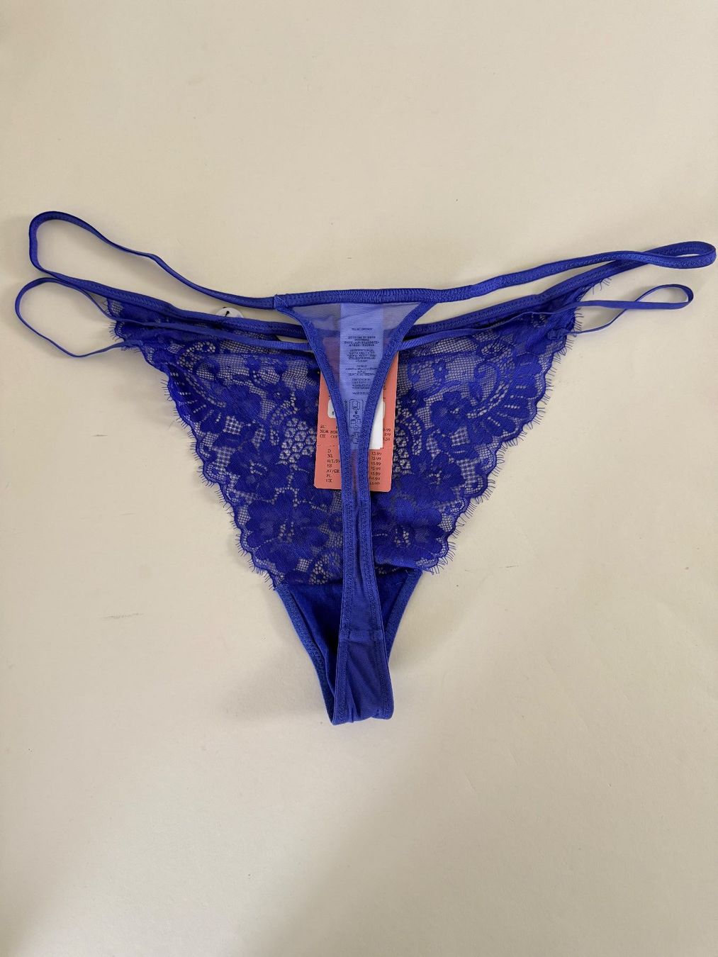 Hunkemöller Altra biancheria intima: HUNKEMÖLLER, String LIDIA, Grösse XL, Farbe Blau – Nuovo e nell'imballaggio originale da Rudolfstetten venduto da gst_g7xl 2