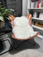 Butterfly chair - Brown leather