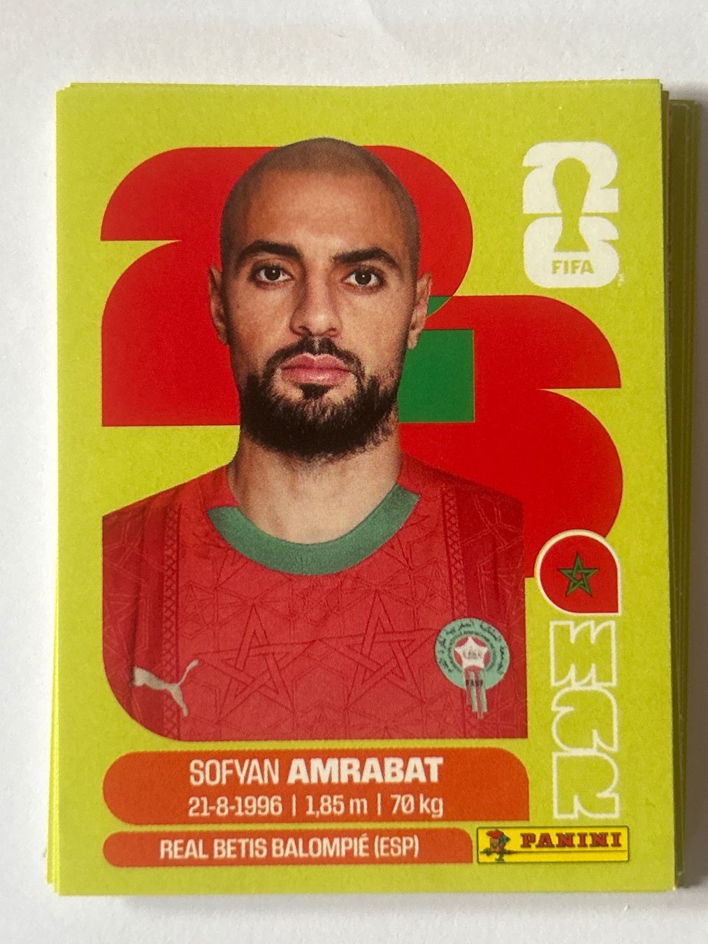 Panini Carte collezionabili: Panini WM 2026 Sticker - Amrabat MAR 10 – Nuovo (secondo la descrizione) da Troistorrents venduto da sim_d75d