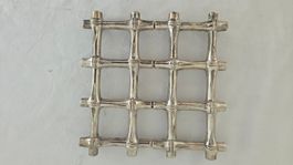 Topfuntersetzer Metall Gitter Design Guter Zustand