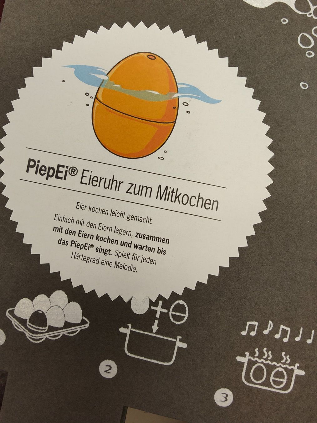 Altre Stoviglie: Eier Uhr PiepEi zum Mitkochen – Nuovo e nell'imballaggio originale da Davos Platz venduto da wauwauin 1