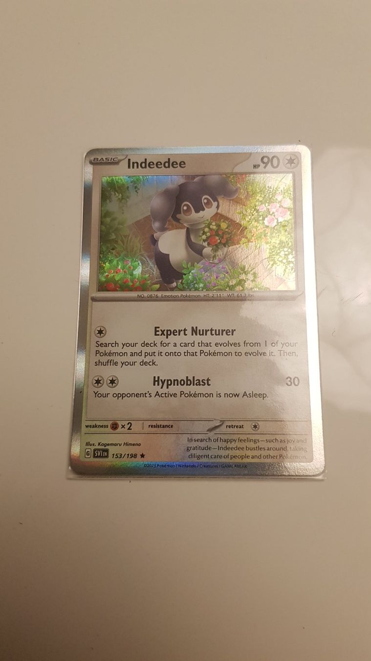 Pokémon Carte collezionabili: Indeedee SVI 159/198 ENG Rare – Nuovo (secondo la descrizione) da Dübendorf venduto da Nemo_0