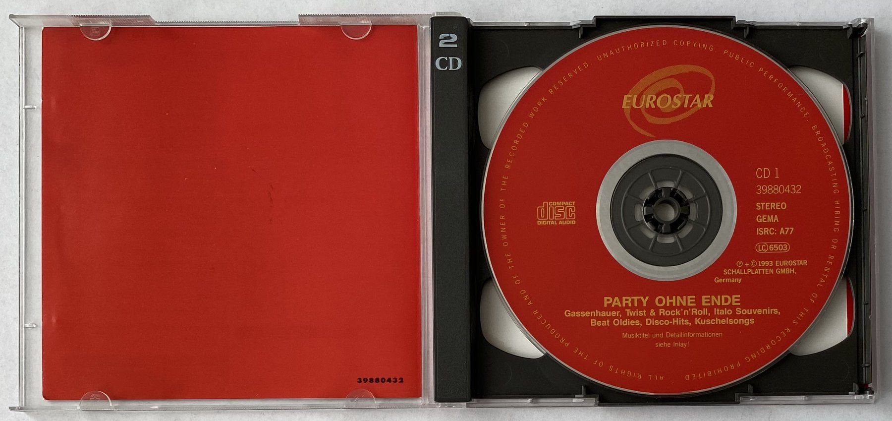 CD: Party ohne Ende, 40 original-Hits – Usato da Flums venduto da Asquillo 2