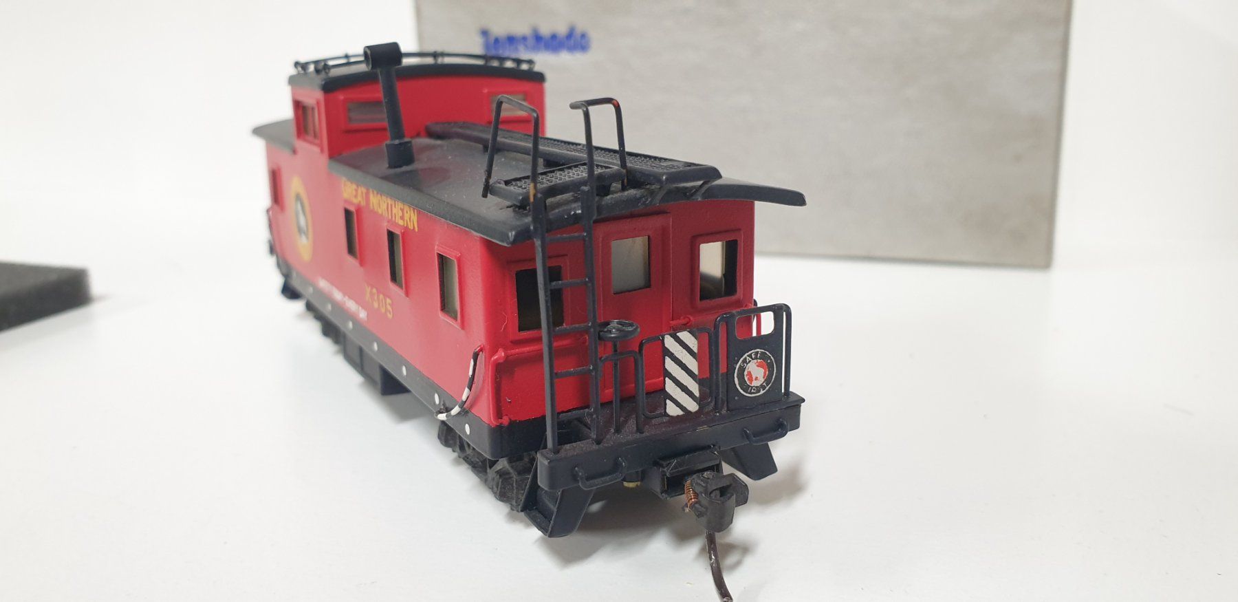 Modelleisenbahnen: Tenschodo Great Nothern Caboose  H0 – Gebraucht aus Neuenhof von ludovicco 4