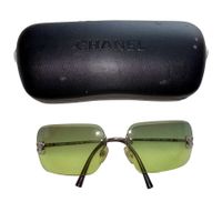 [Pre-Owned] Vintage Green Chanel Rimless Sunglasses (4017-D)