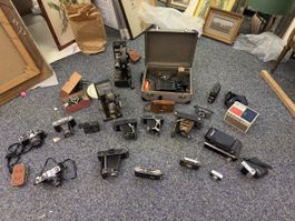 Alte kameras und projektorensammlung