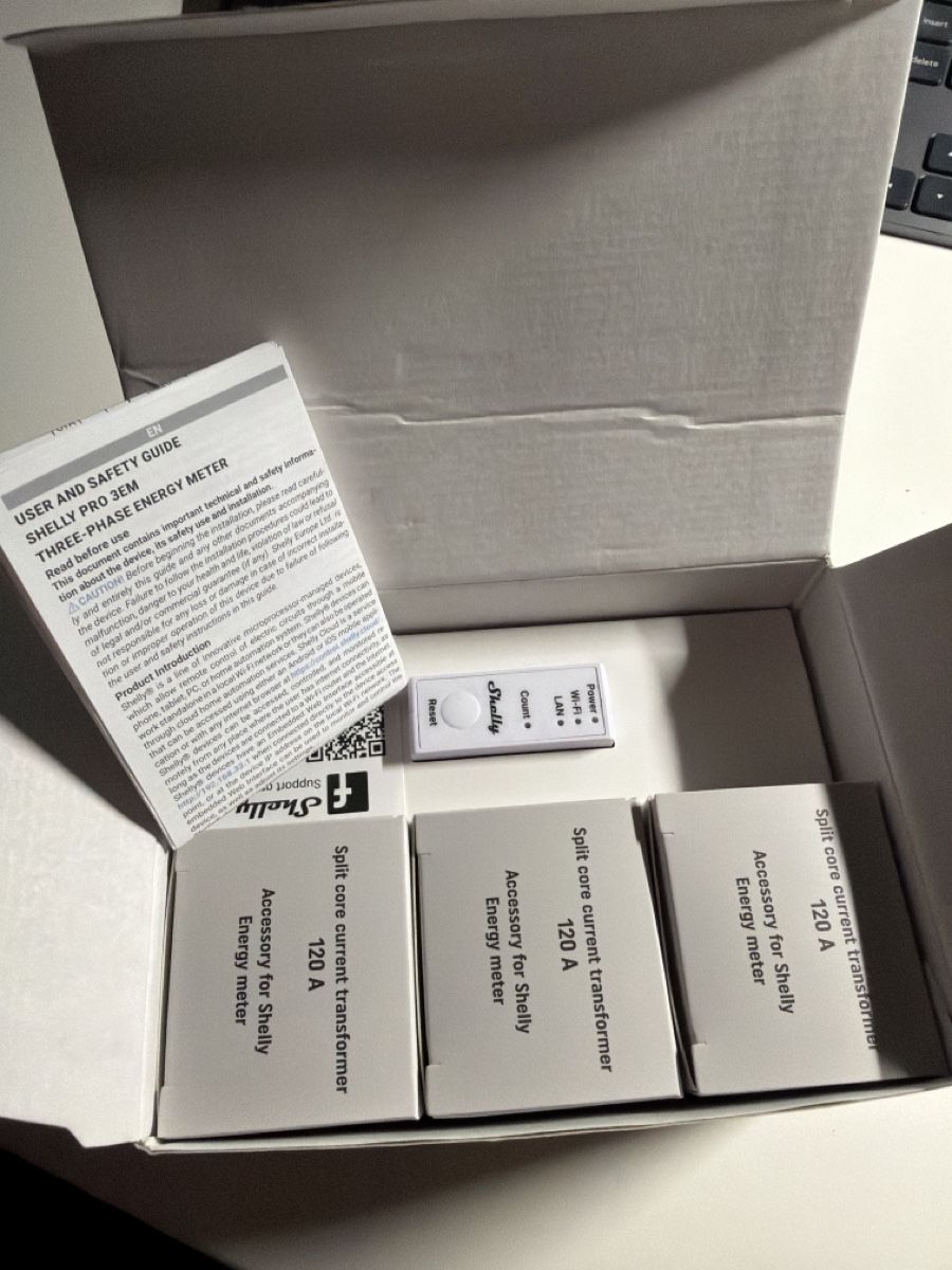 Shelly Componenti elettronici: Shelly Pro 3EM Three Phase Energy Meter DIN Rail New – Nuovo (secondo la descrizione) da Auw venduto da 0pen5pace 2