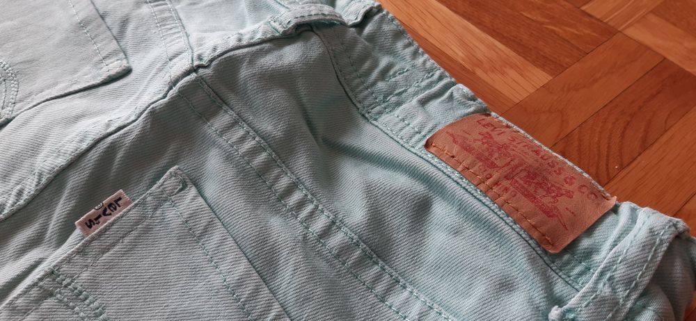Jeans Levi's skinny turquoise 4