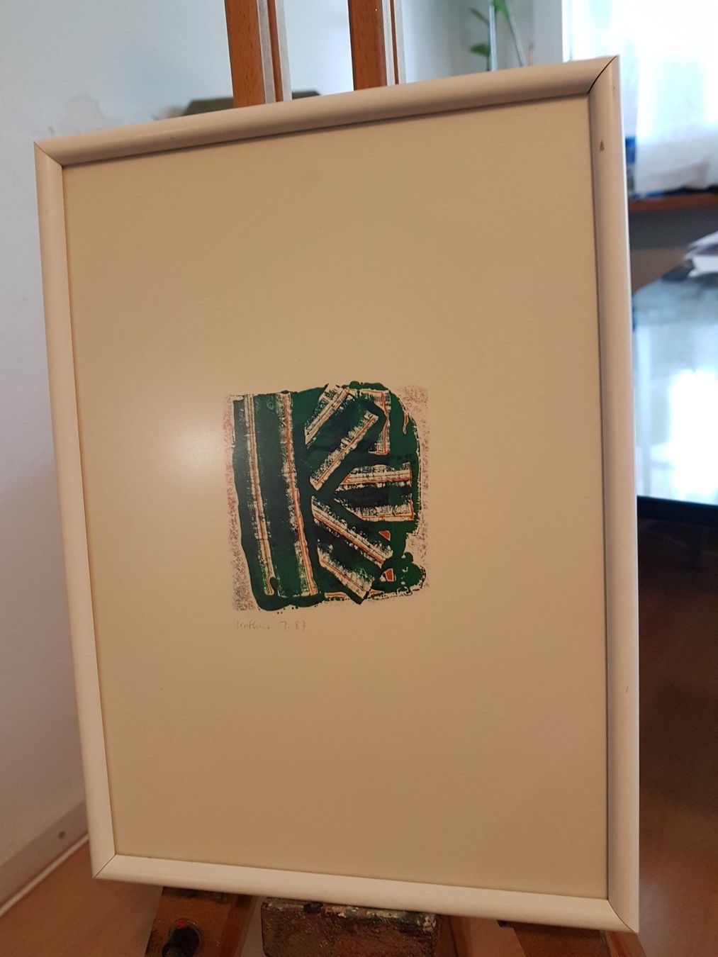 Gemälde: Abstraktes Kunstwerk "Kathrin" – Original Mischtechnik 1987 – Gebraucht aus Glattbrugg von casabelavista 3