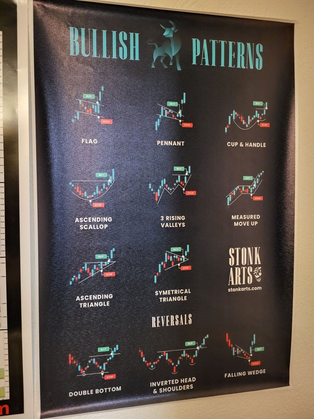 Bücher: Trade Chart Patterns Surri Duddella Poster Plakat – Gebraucht aus Winterthur von swissness8 2