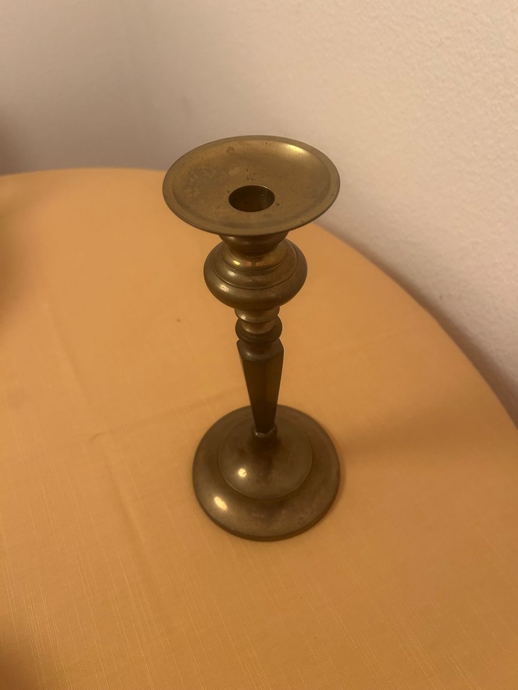 Kerzenständer: klassischer Vintage-Kerzenständer aus massivem Messing – Gebraucht aus Rorschacherberg von Svebe 6