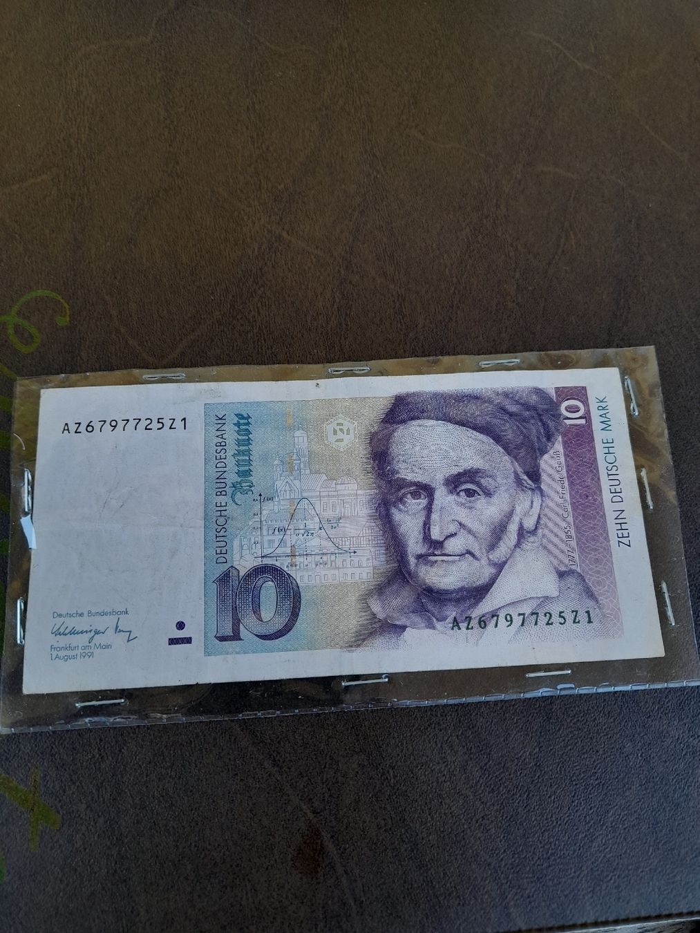 Banknoten: 10 Deutsche Mark 1991 – Gebraucht aus Basel von Basel_20