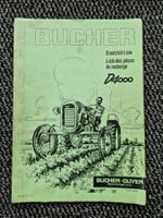Original Ersatzteilliste Bucher Traktor D4000