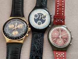 verschiedene Swatch Chronographen,alle laufen (5)