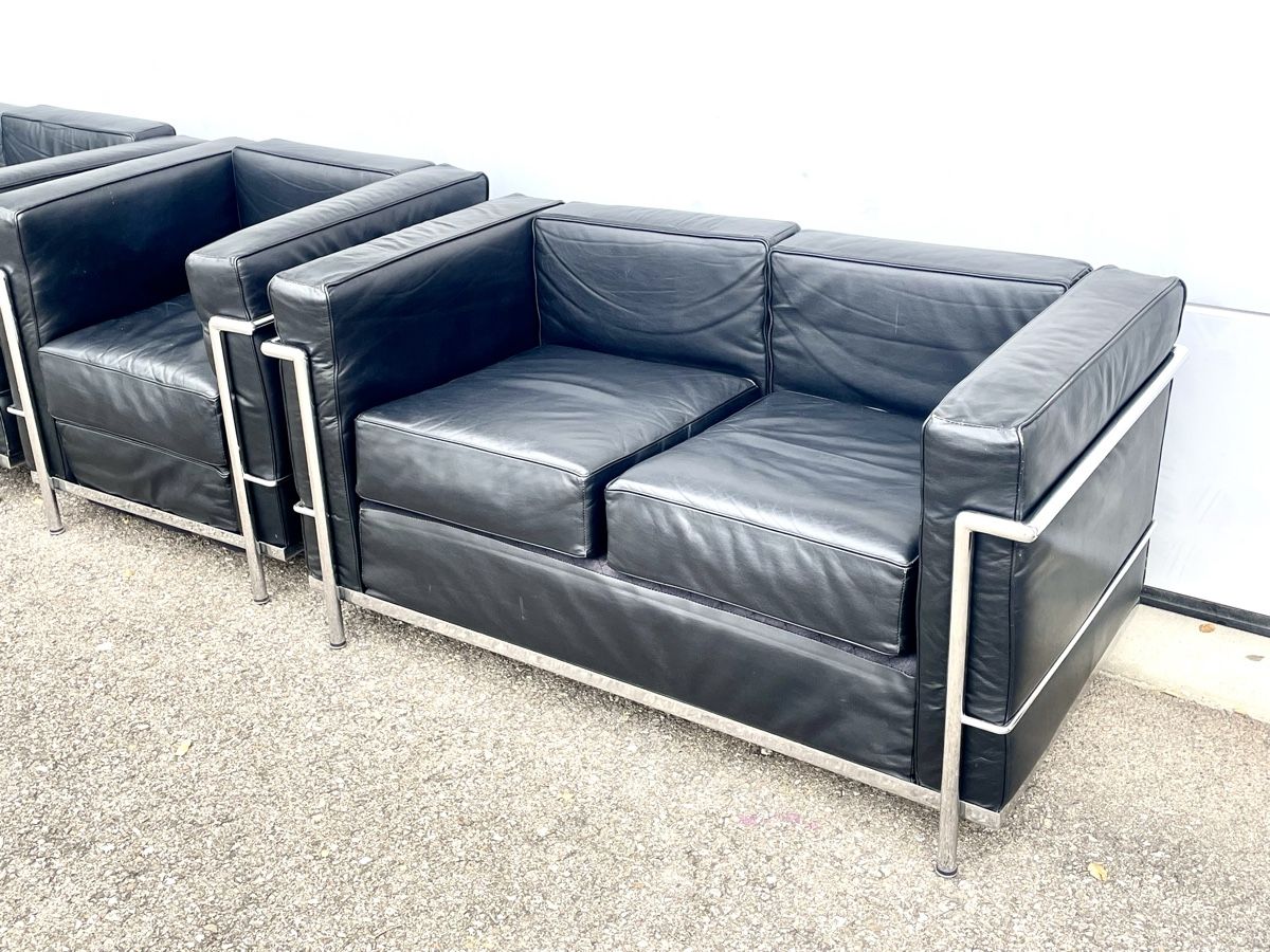 Sofas: Kombination Le Corbusier LC2 - Replika! – D'occasion à Berg TG par jaccobi 1