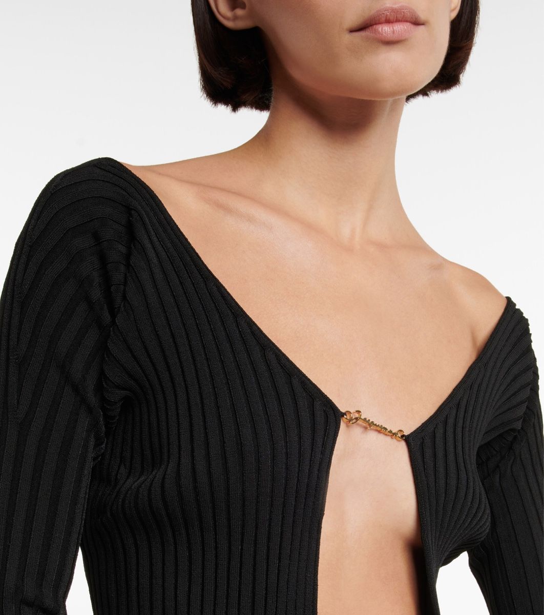 Jacquemus Top: Jacquemus Black Cardigan, Size 34 – Nuovo (secondo la descrizione) da Zürich venduto da nojuma 3