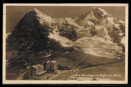 Kleine Scheidegg, Panorama mit Eiger und