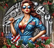 Metallschild Garage / Werkstatt / Auto Rund 20cm Durchmesser