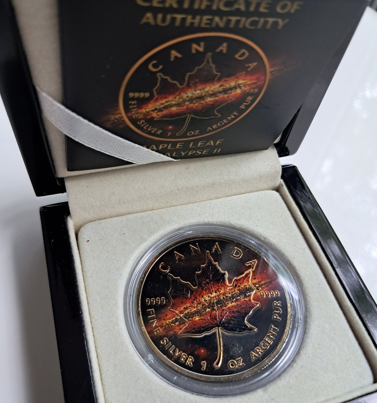 Toutes les monnaies: 1 OZ Silber Maple Leaf 2017, Auflage: 500Stk – Neuf (Voir description) à Weinfelden par shopping-island 1