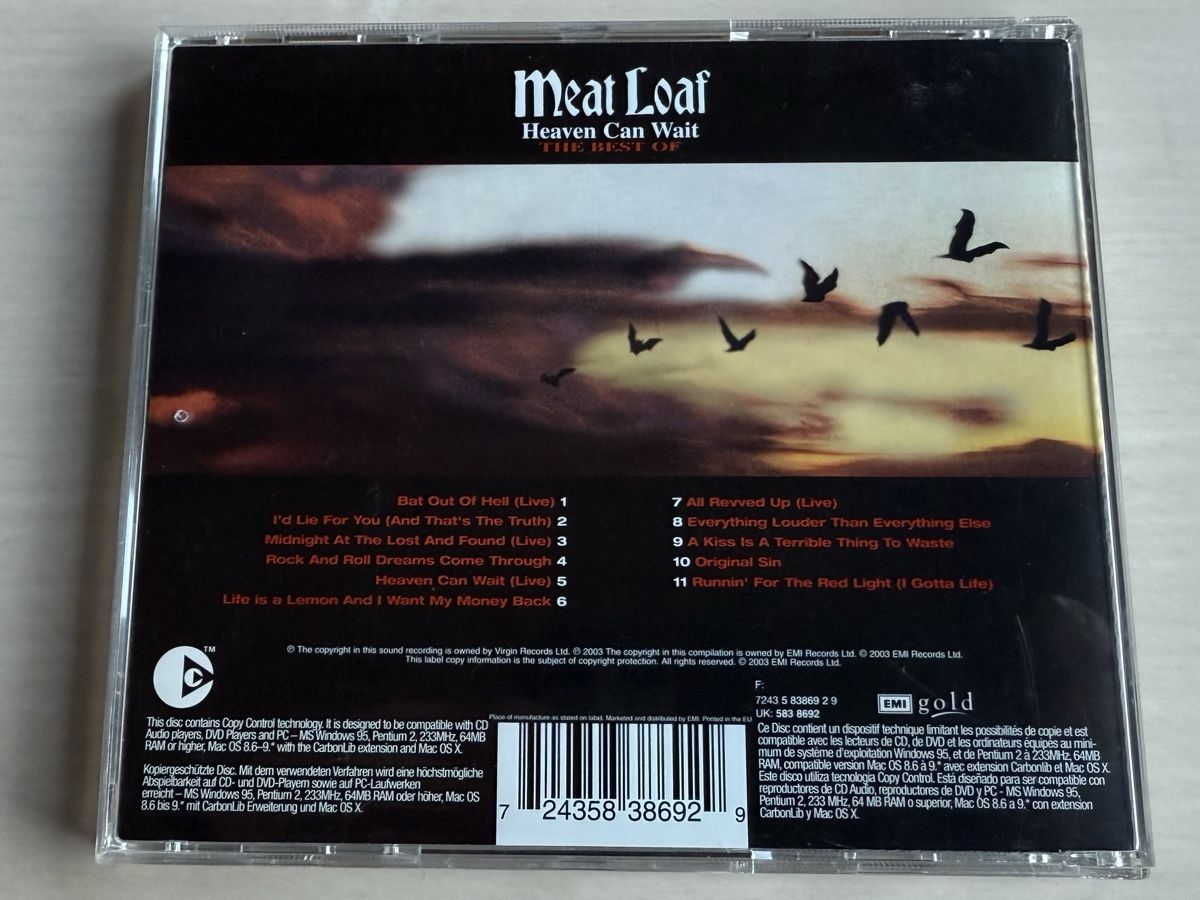 CD: Meat Loaf - The Best Of – Usato da Oberried Brienz venduto da Chyara 1