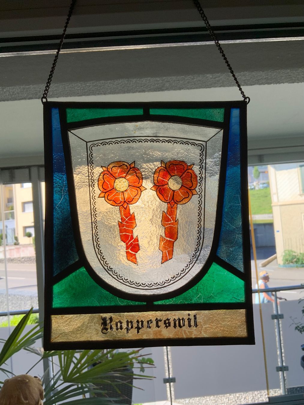 Altro in Antiquarato & Arte: Wappenschild Rapperswil Glas – Usato da Schübelbach venduto da Hecht11.