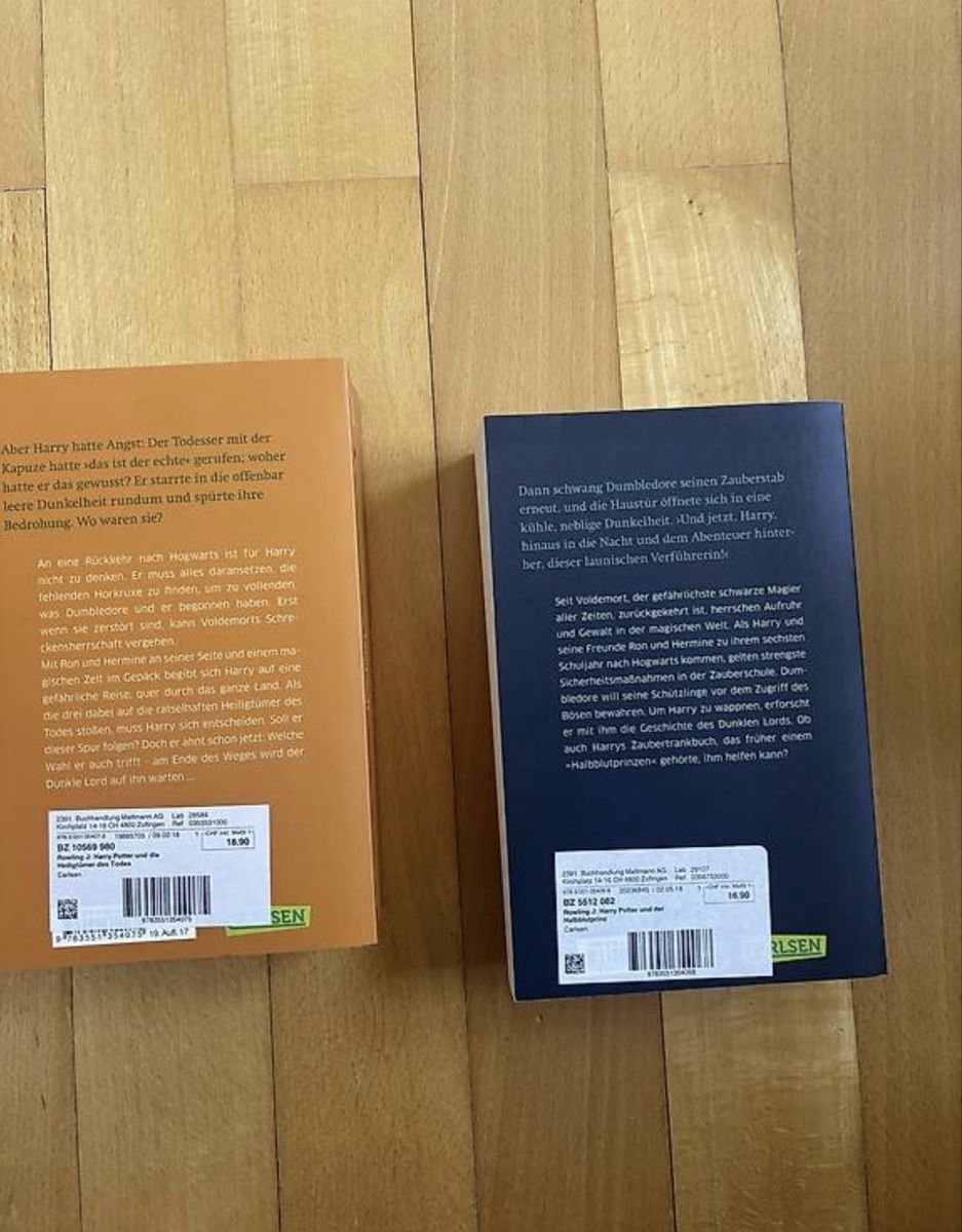 Libri: Harry Potter Halblutprinz & Heiligtümer des Todes – Usato da Zofingen venduto da miirahensch 2
