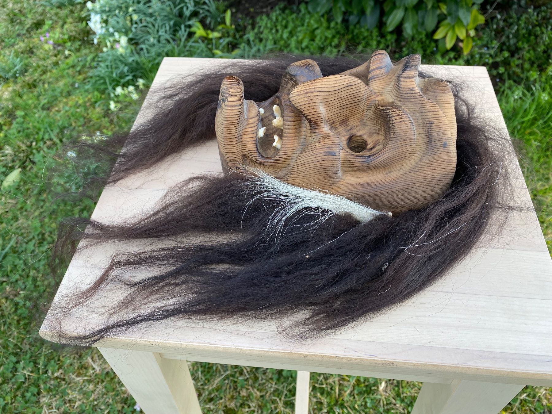 Sonstige Antiquitäten & Kunst: sehr schöne Walliser / Lötschentaler Holzmaske – Gebraucht aus Feldbach von Fea1 1