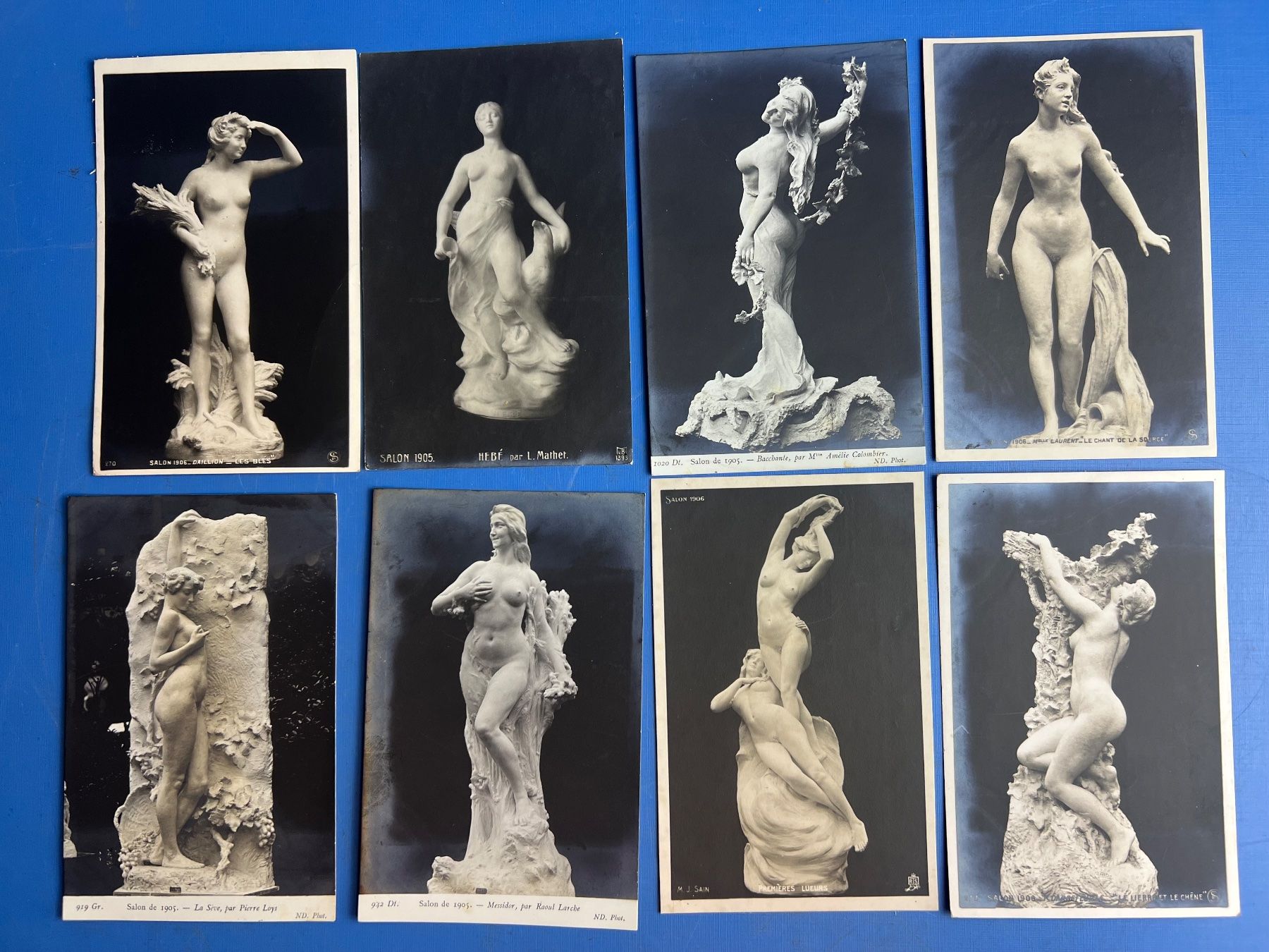 Ansichtskarten: 8 Kunstkarten – Gebraucht aus Unterengstringen von Gustav03