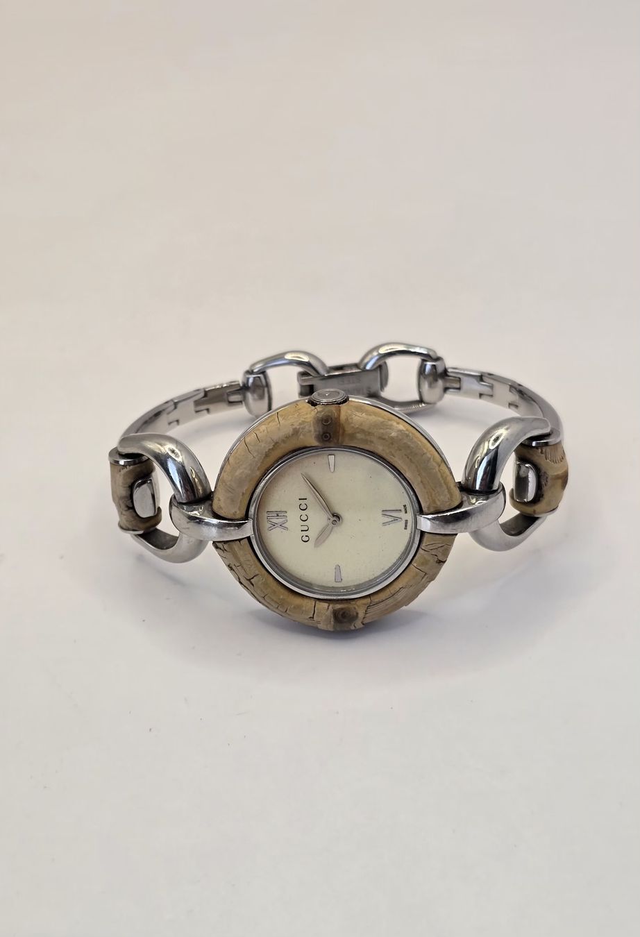Gucci Uhren: Gucci Bamboo Quartz 35,8mm – Gebraucht aus Minusio von AGSuhren 5