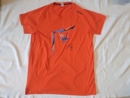 T-shirt orange Climbing Zone, taille XXL, Simond