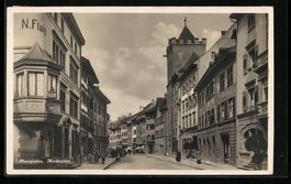Rheinfelden, Strasse Marktgasse mit Gesc