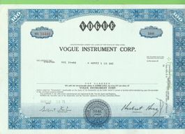 Vogue Instrument Corp. 1971