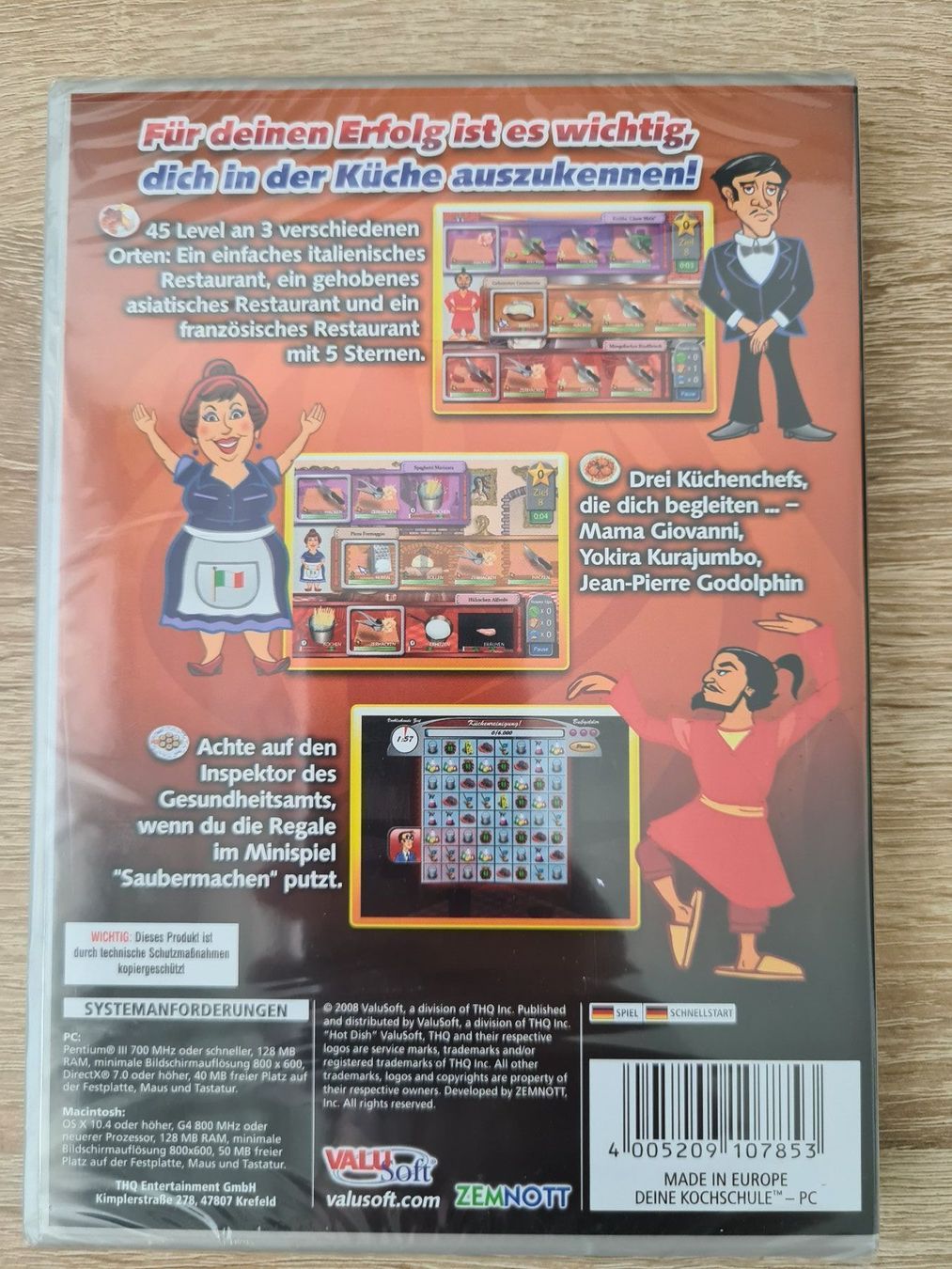 Giochi: Deine Koch-Schule - PC - NEW – Nuovo e nell'imballaggio originale da Carouge GE venduto da Franllo 1