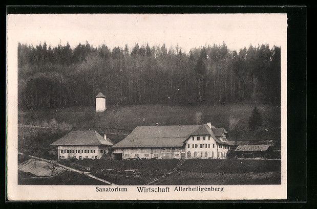 Ansichtskarten: Allerheiligenberg, Sanatorium, Wirtschaf – Gebraucht aus Berlin von bartko-reher