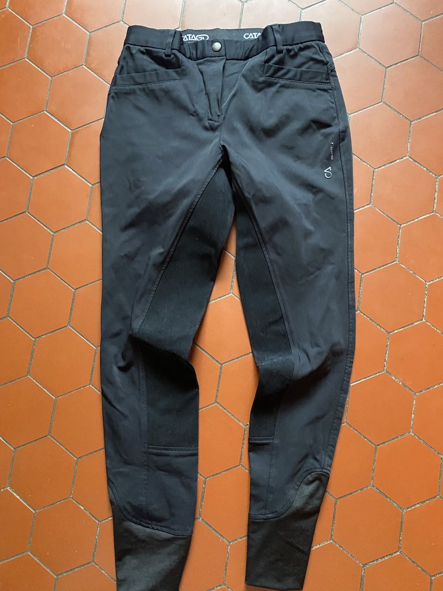Pantaloni: Schwarze Reithose CATAGO – Usato da Zürich venduto da fantasia69